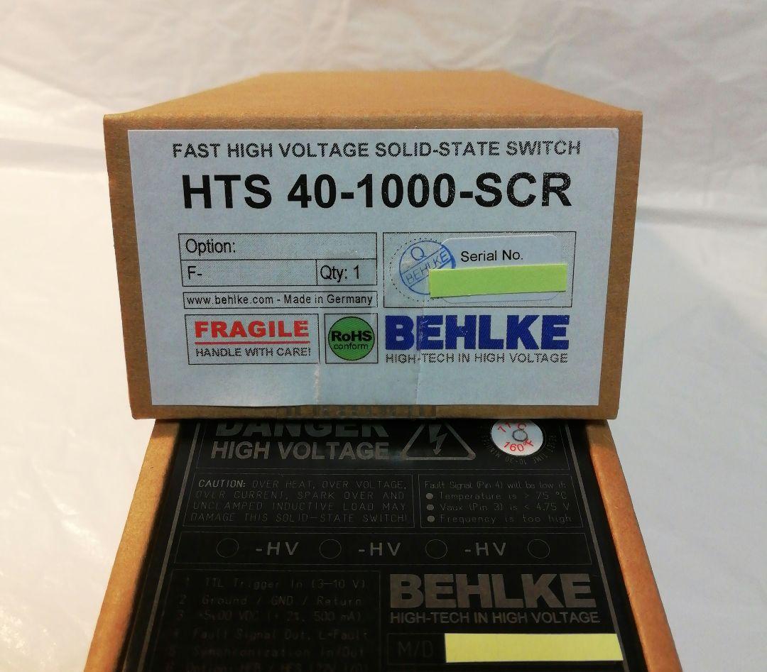 BEHLKE High Voltage Thyristor Switch 新品