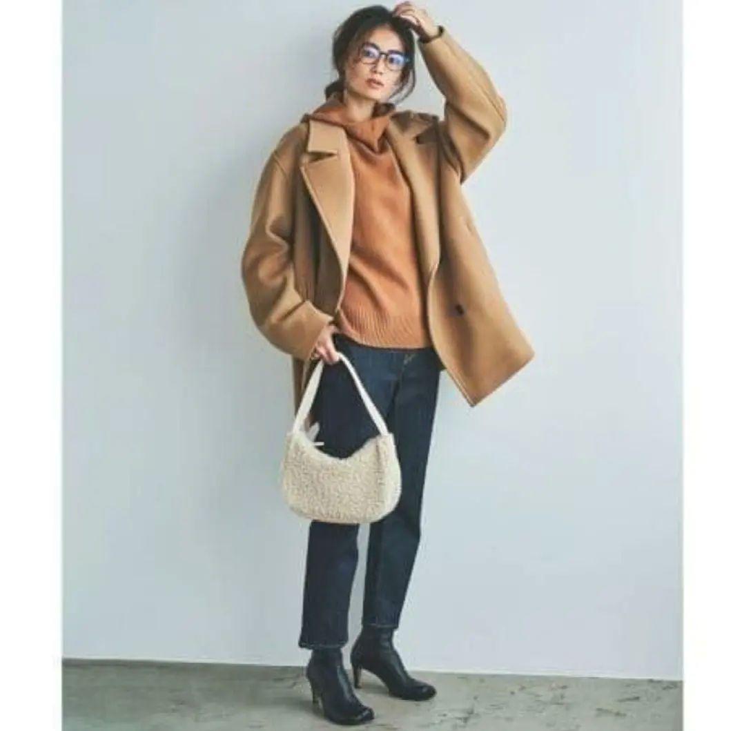 半額以下‼️23区 ソフトメルトン Pコート ピーコート