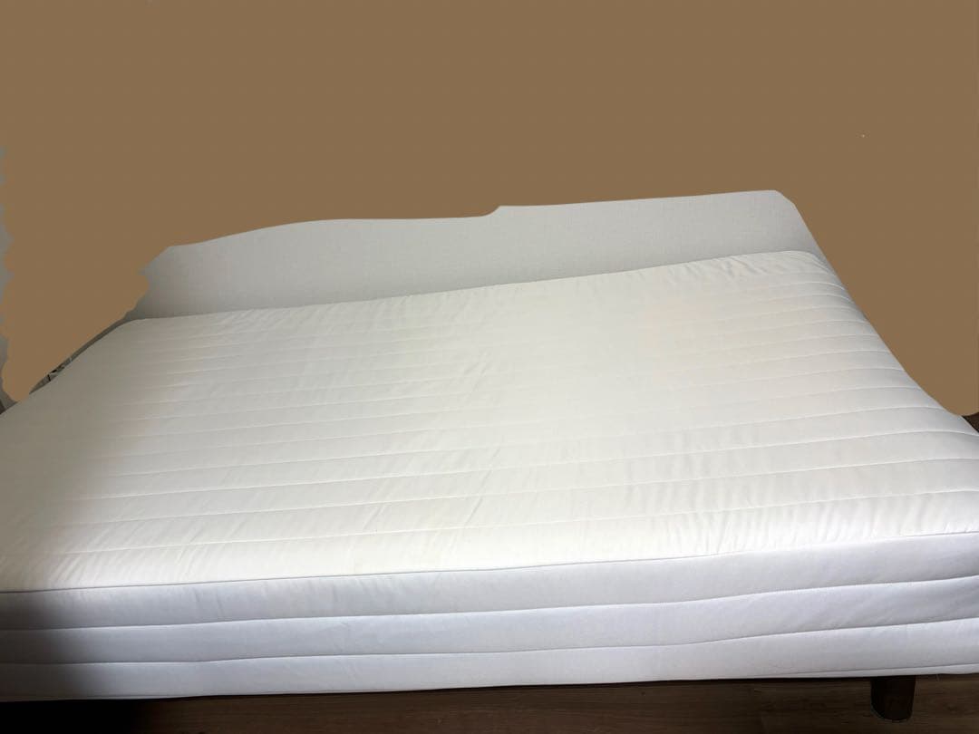 【2/11まで出品】無印良品 脚付マットレス 高密度ポケットコイル セミダブル