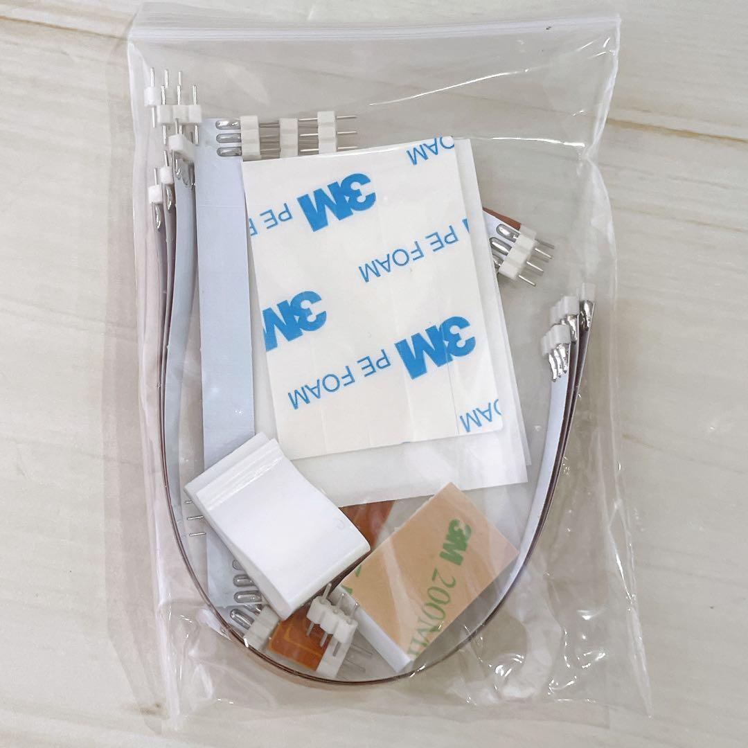 キャビネットライト led テープライト 2m 昼光色 0.5Ｍx4本