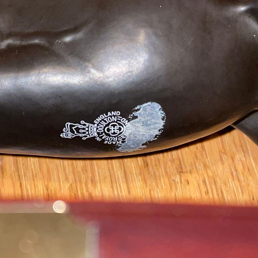 ロイヤルドルトン　馬　置物　 Black Beauty ＆ Foal