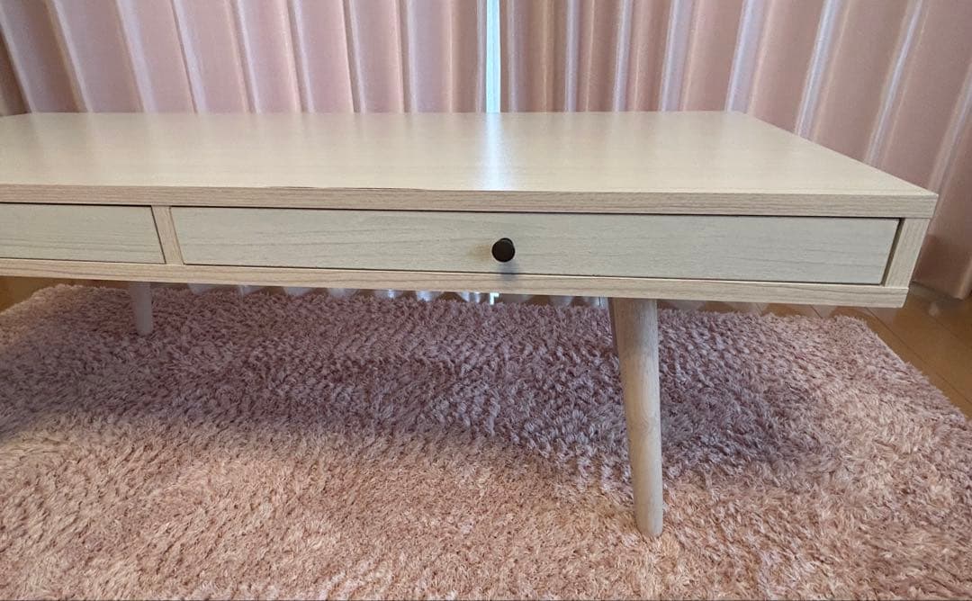 ローテーブル　引き出しあり