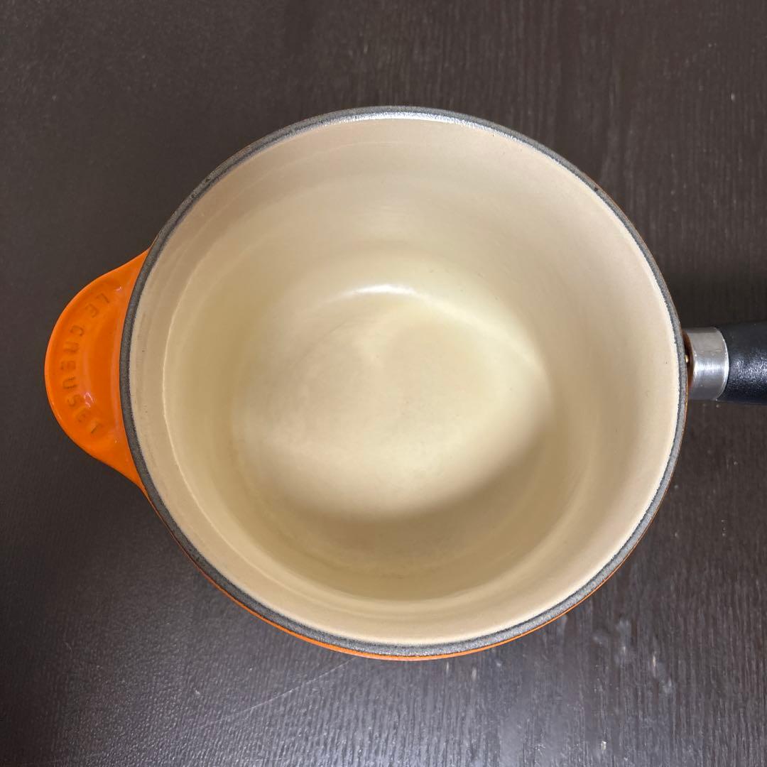 LE CREUSET　ソースパン オレンジ　片手鍋　16cm