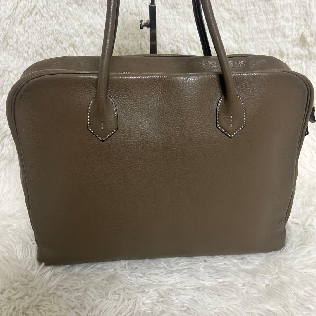 cisei 0901 シュリンクレザーブリーフケース シセイ チセイ　グレージュ