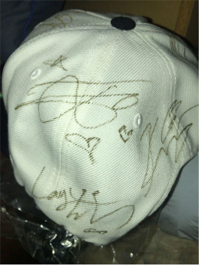 EXO サイン　直筆　公式キャップ　帽子　グッズ