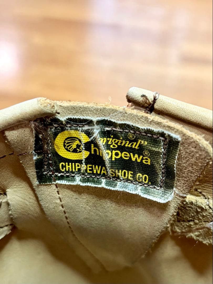 CHIPPEWA チペワ エンジニアブーツ スエード ベージュ 10E