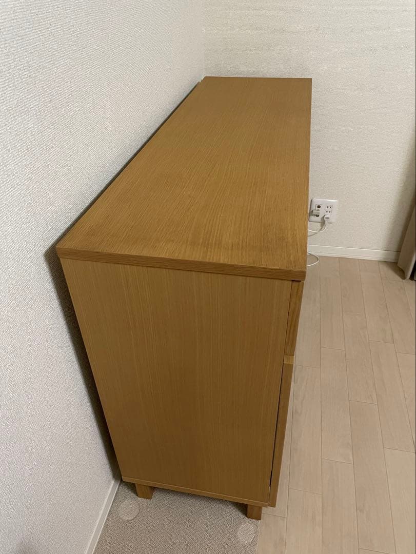 無印良品　オーク材・キャビネット大　サイドボード　廃盤　幅1200mm