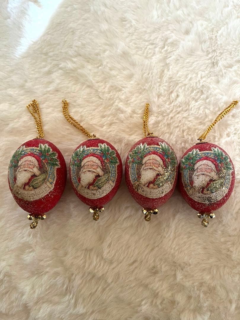 クリスマスオーナメント(1個¥2200〜別売り可能)　エッグオーナメント