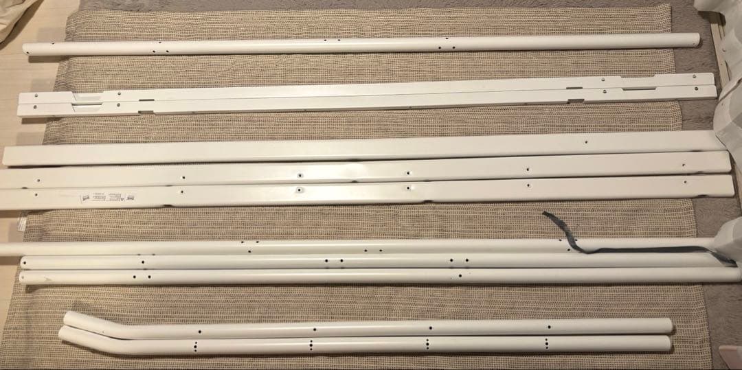 【送料込み】IKEA ロフトベッド・デスク付き　VITVAL