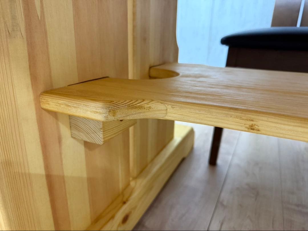 大特価！無垢材ダイニングテーブル 6〜8人一枚板集成材
