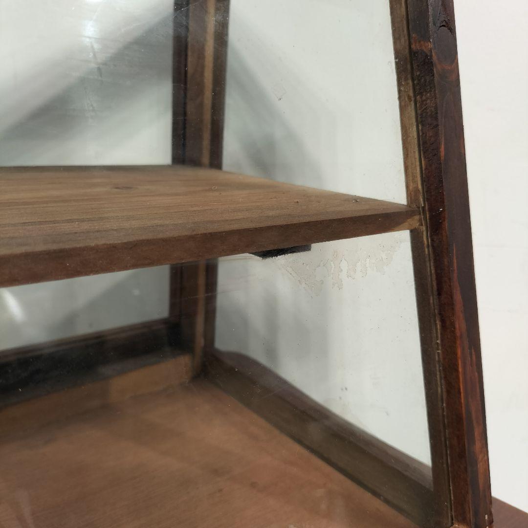 M♦10月SALE ヴィンテージ　ガラスショーケース 　コレクションケース