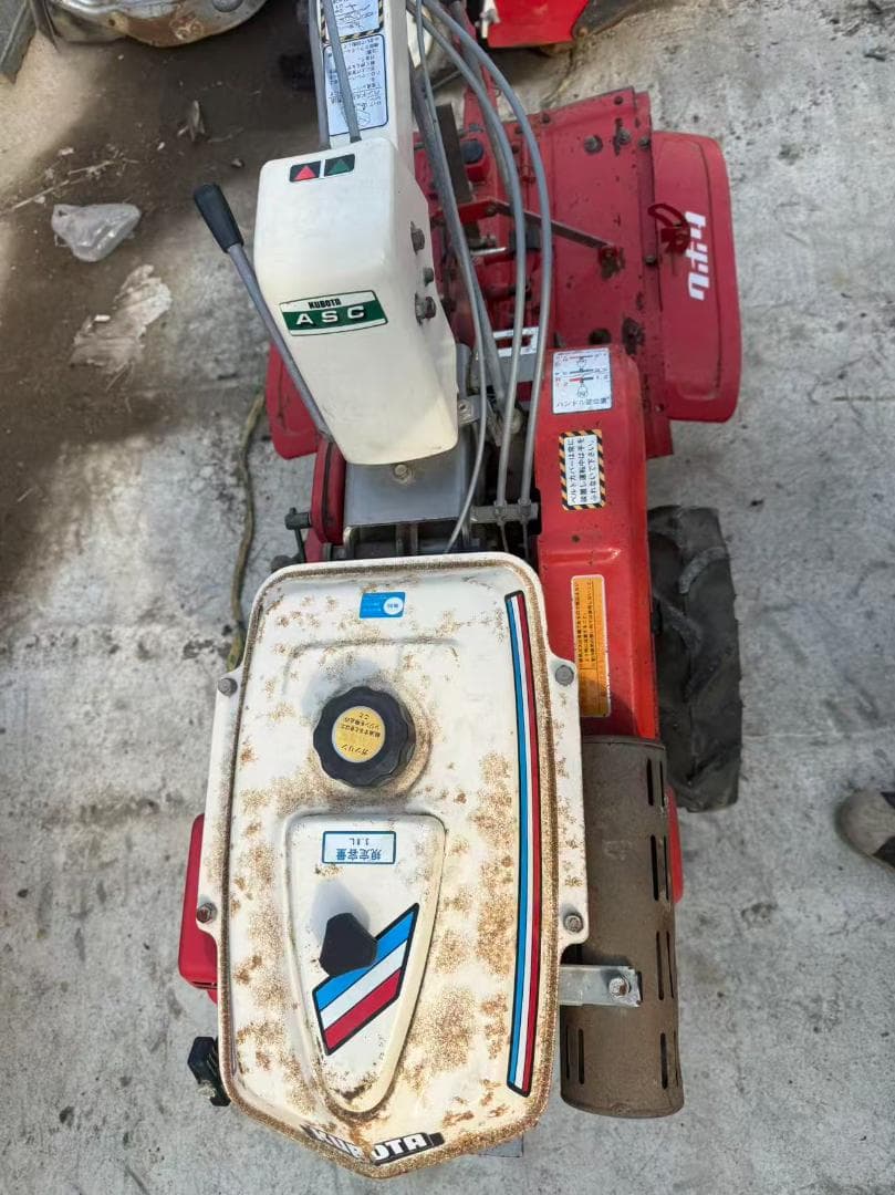 【福岡県みやま市】クボタ 管理機 T42 5.2馬力 ガソリンエンジン