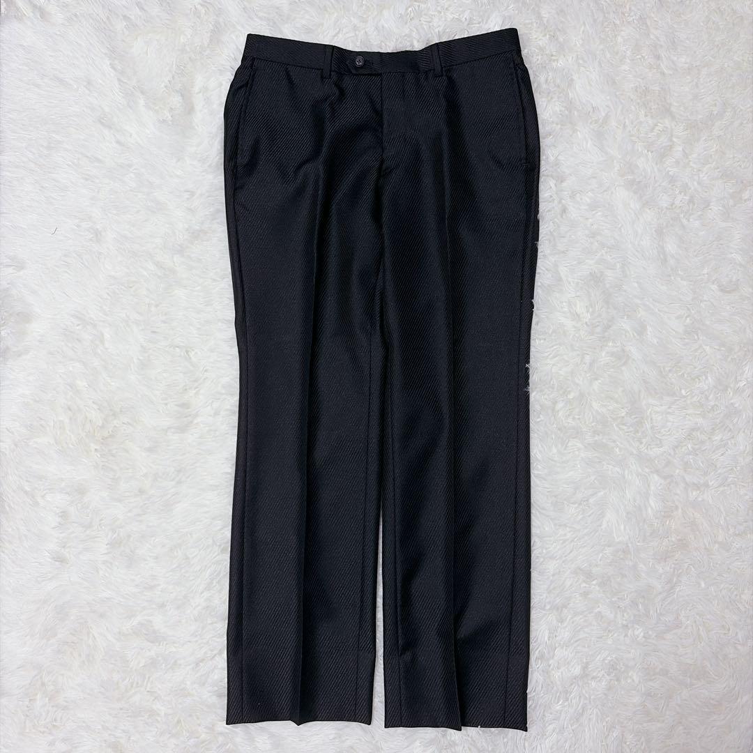 超希少！美品！マオカラー⭐︎メンズティノラス 3ピーススーツ 黒 Lサイズ