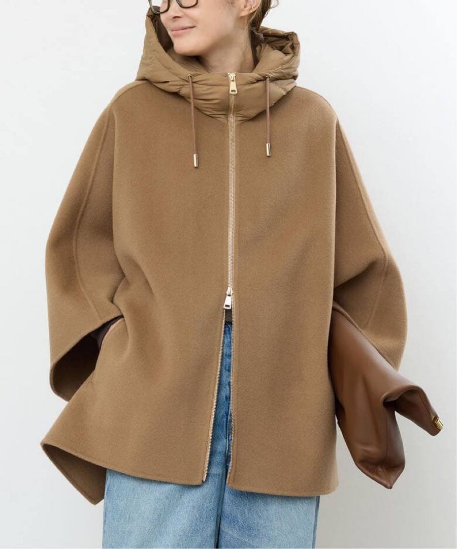 新品タグ付き　ドゥーズィエム【MY WHITE/マイホワイト】CAPEコート