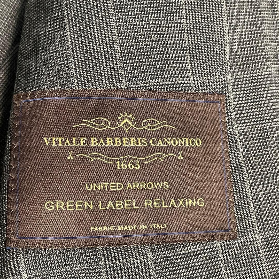 カノニコ生地 ユナイテッドアローズ スーツ 50/88 グレンチェック Lサイズ