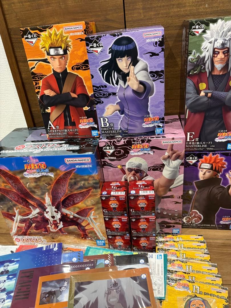 一番くじ　ナルト　疾風伝　輪廻の嘆きと平和の架け橋　フィギュアフルコンプセット