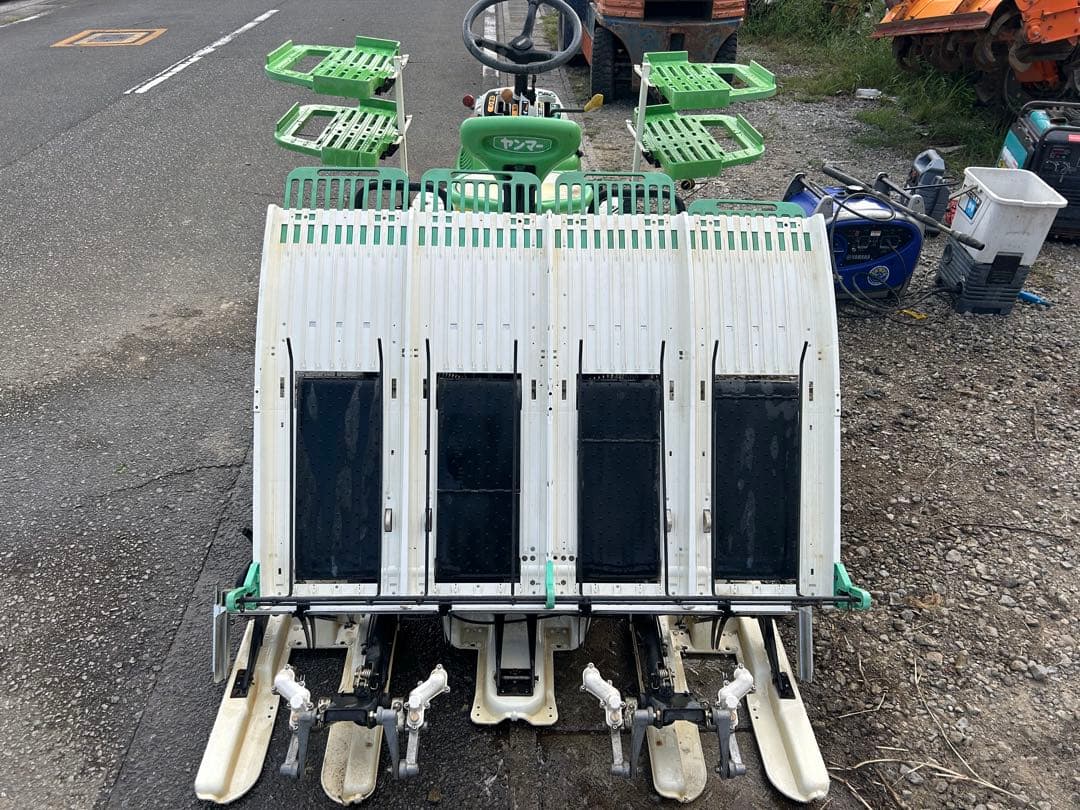 宮崎　ヤンマー　田植機 パワステ 4条植え Pes-1 　田植え機　動画あり