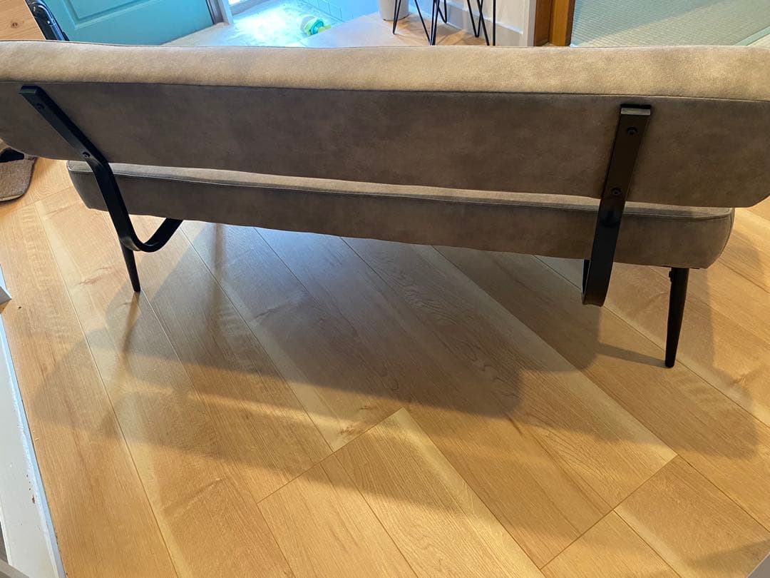 Mah　スエード調ファブリックソファ 121cm 使用僅かです。