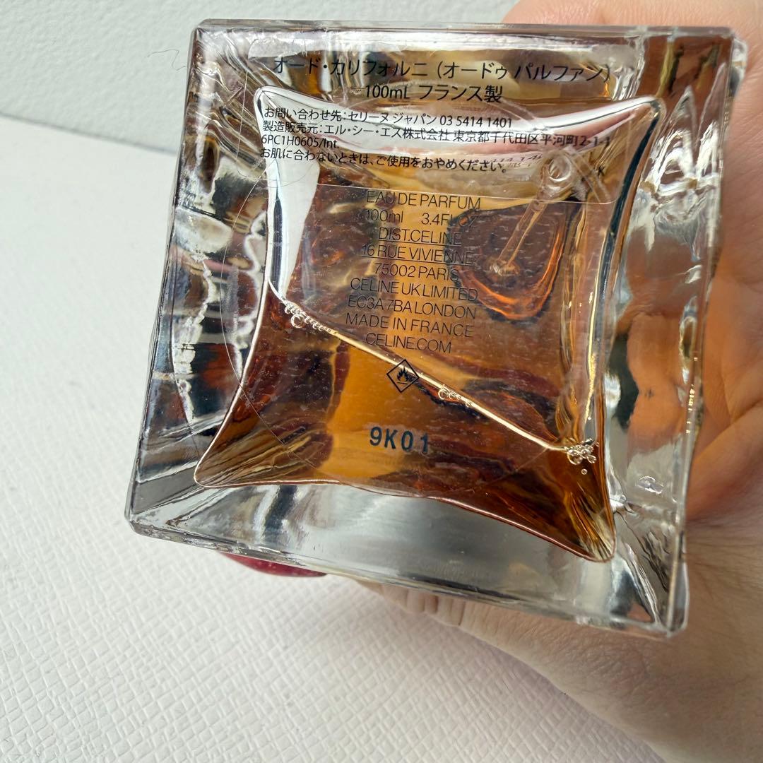 【残量9割ほど】CELINE セリーヌ／香水／オード・カリフォルニ100ml