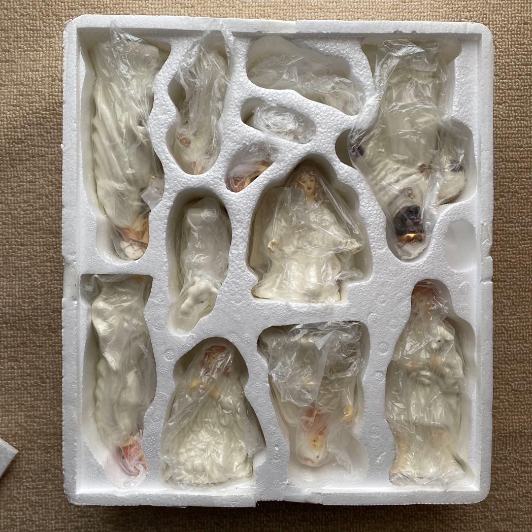 ポーセリン製クリスマスナティビティセット