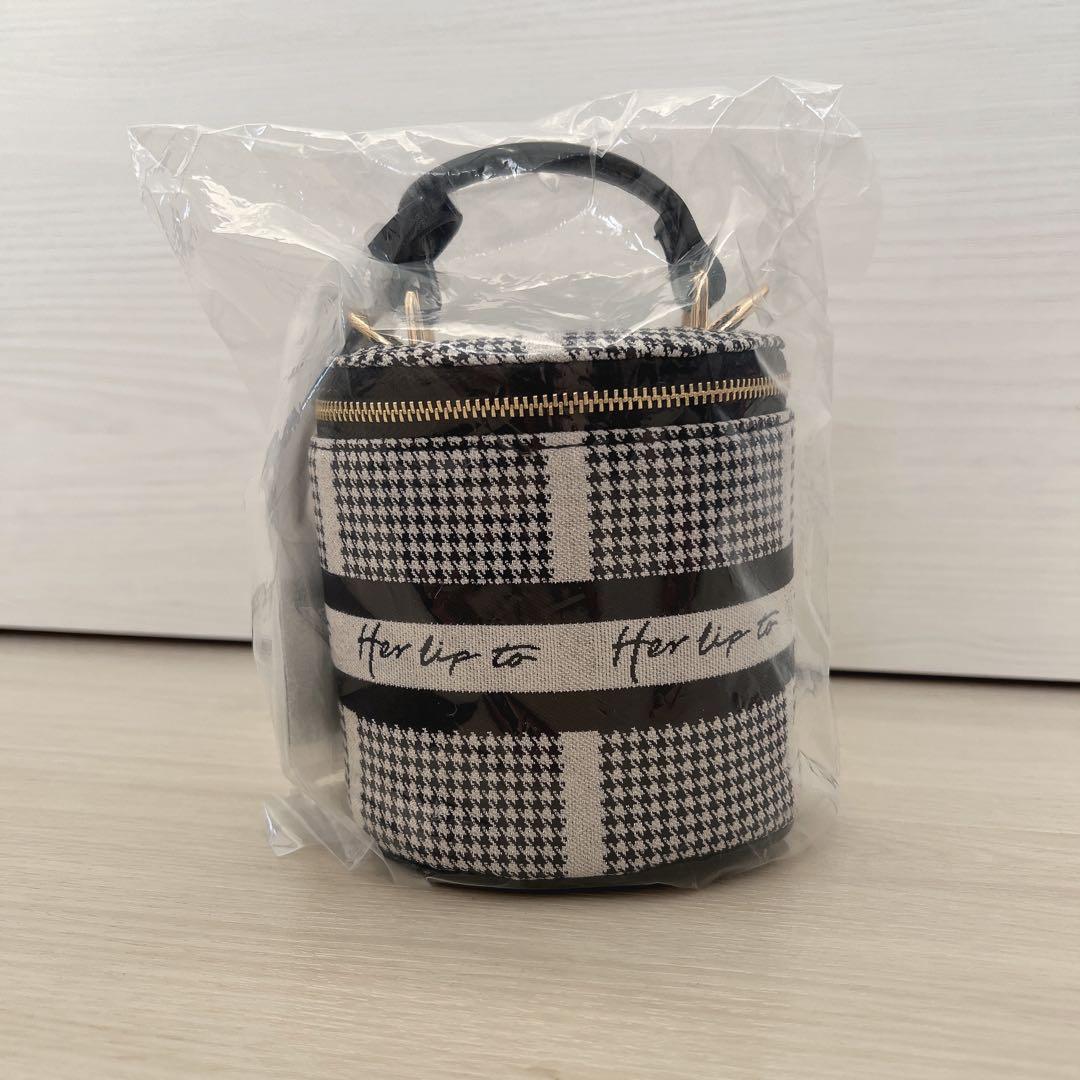 バッグ HLT Jacquard Mini Vanity Bag silver / F