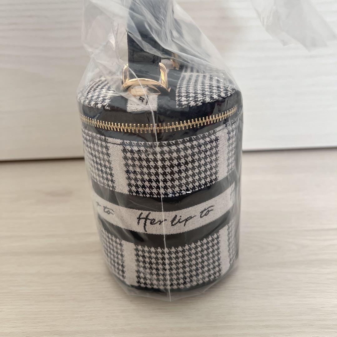 バッグ HLT Jacquard Mini Vanity Bag silver / F