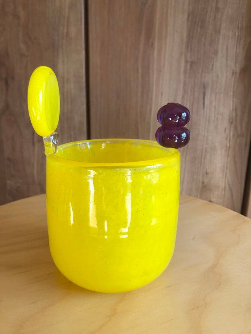 m*a様 Pampula vase 90mmイエローscope別注ポムポム　イッ