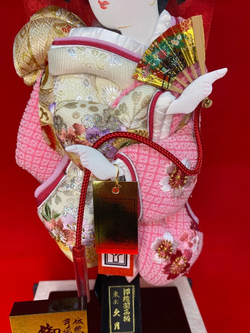 東京久月　羽子板ガラスケース１０号・サイズ　間口約２３×奥行約２１×高さ約４７㎝