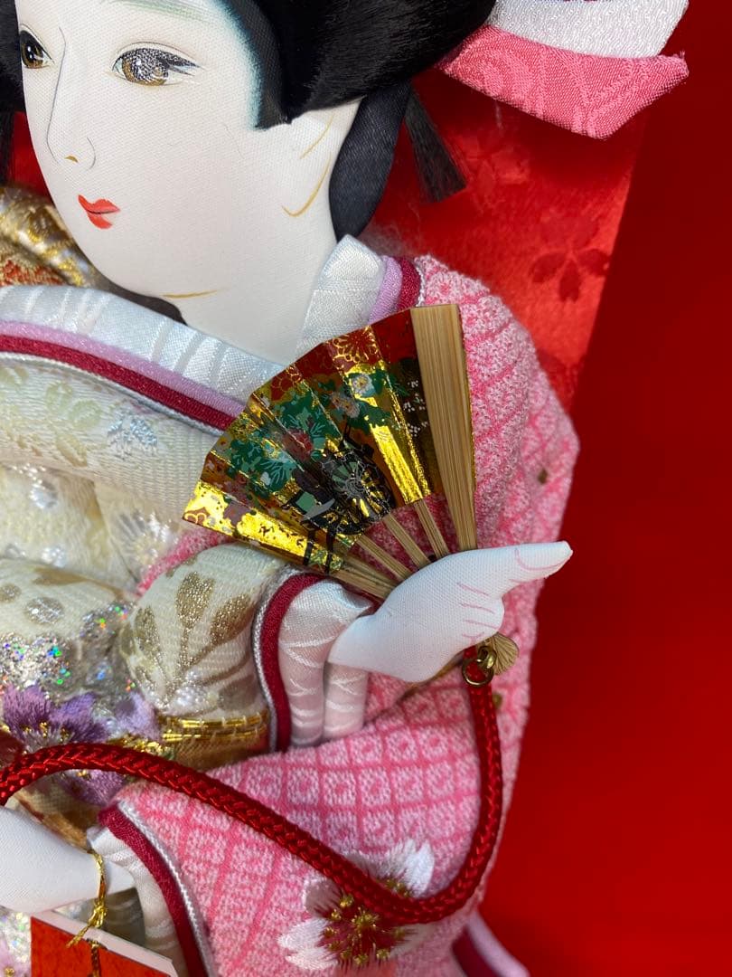 東京久月　羽子板ガラスケース１０号・サイズ　間口約２３×奥行約２１×高さ約４７㎝