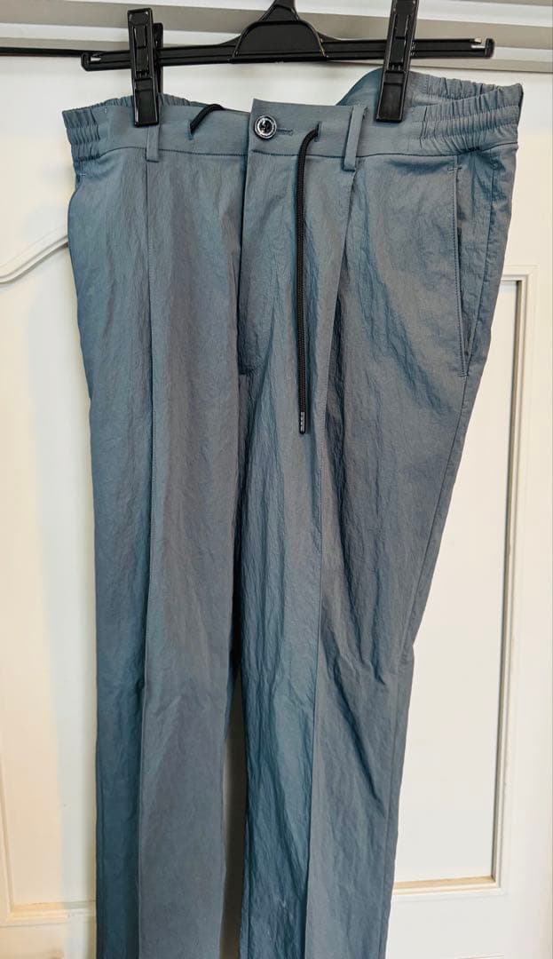 アウール　セットアップ　ストレッチナイロン　ブルーグリーン　M