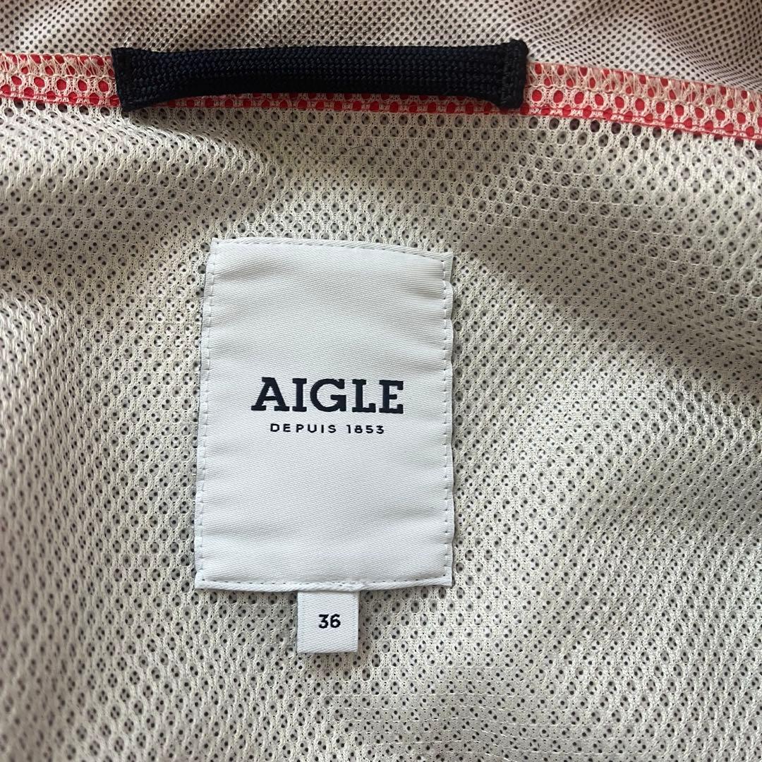 AIGLE エーグル　透湿防水レインコート　36サイズ
