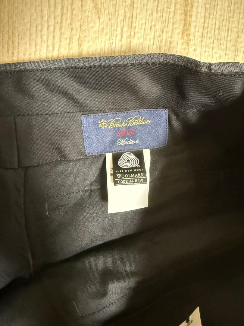 Brooks Brothers 1818 メンズ スラックス ダークグレー