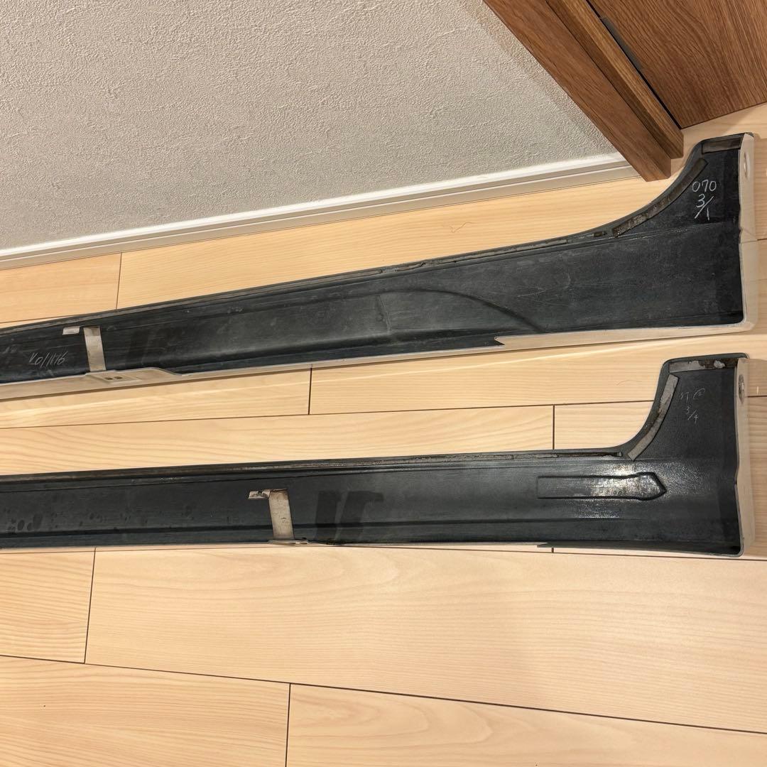 生産終了品 レア プリウス α ケンスタイル サイド ステップ エアロ 左右