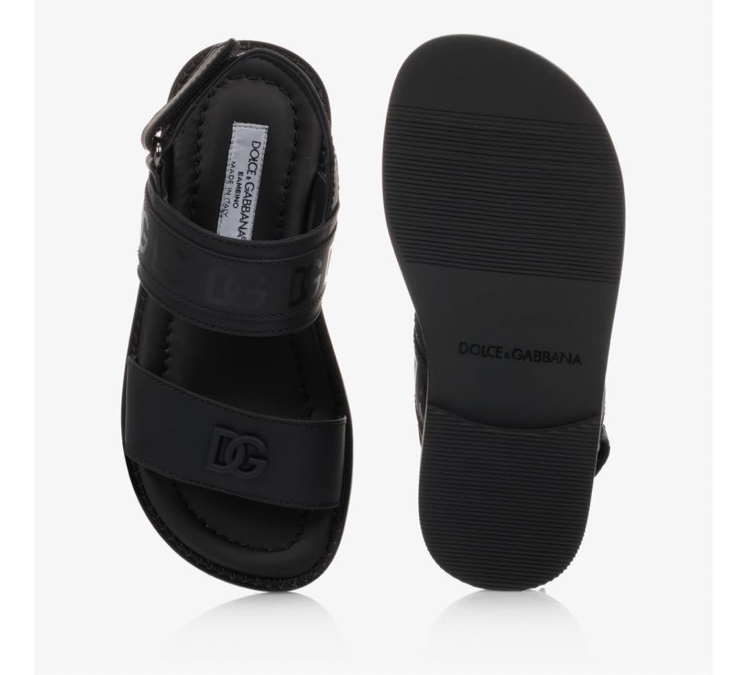 dolce&gabbana ドルガバ　サンダル　ブラック　黒 16 17 18
