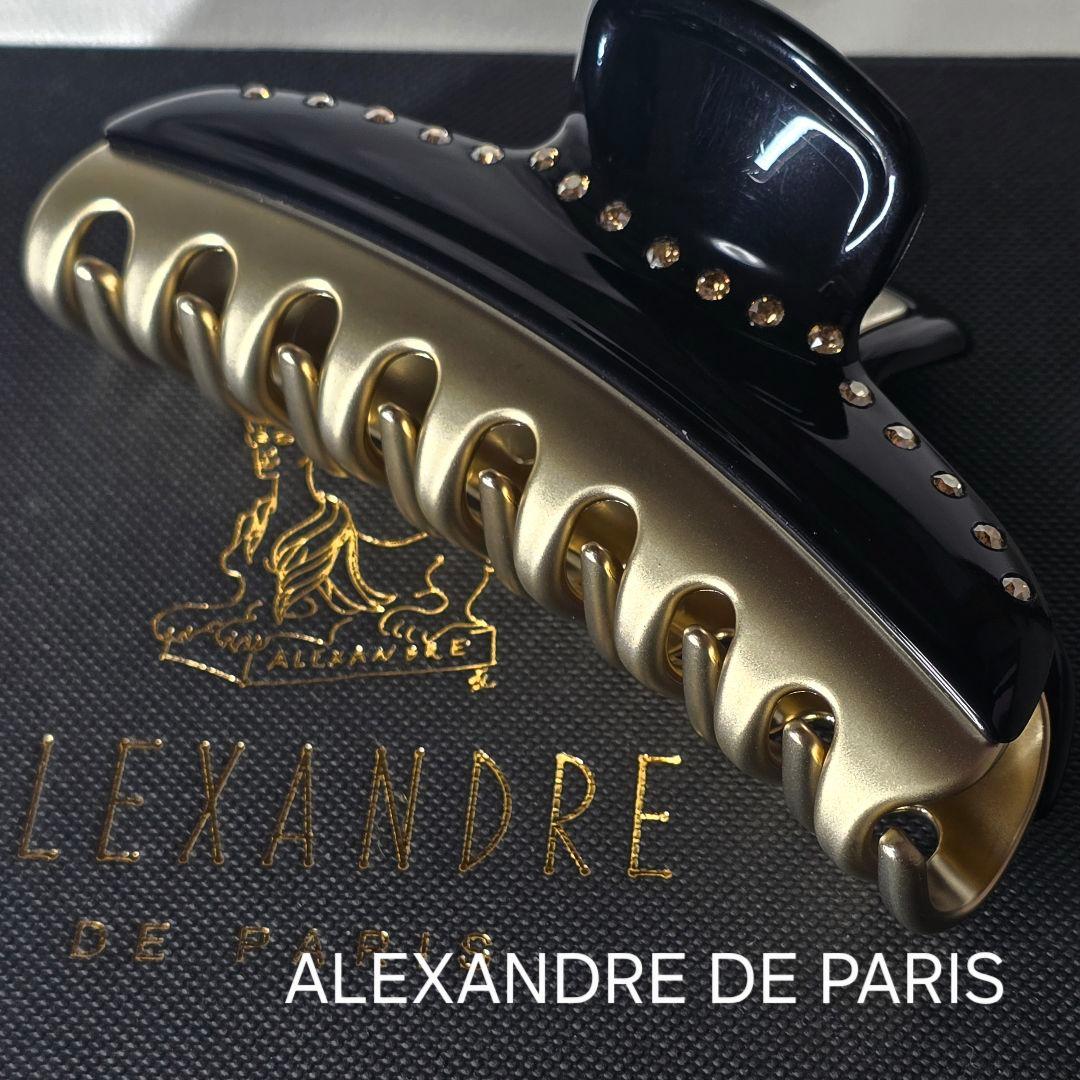 アレクサンドルドゥパリ VENDOME　 L クリップ キラキラ　ブラック