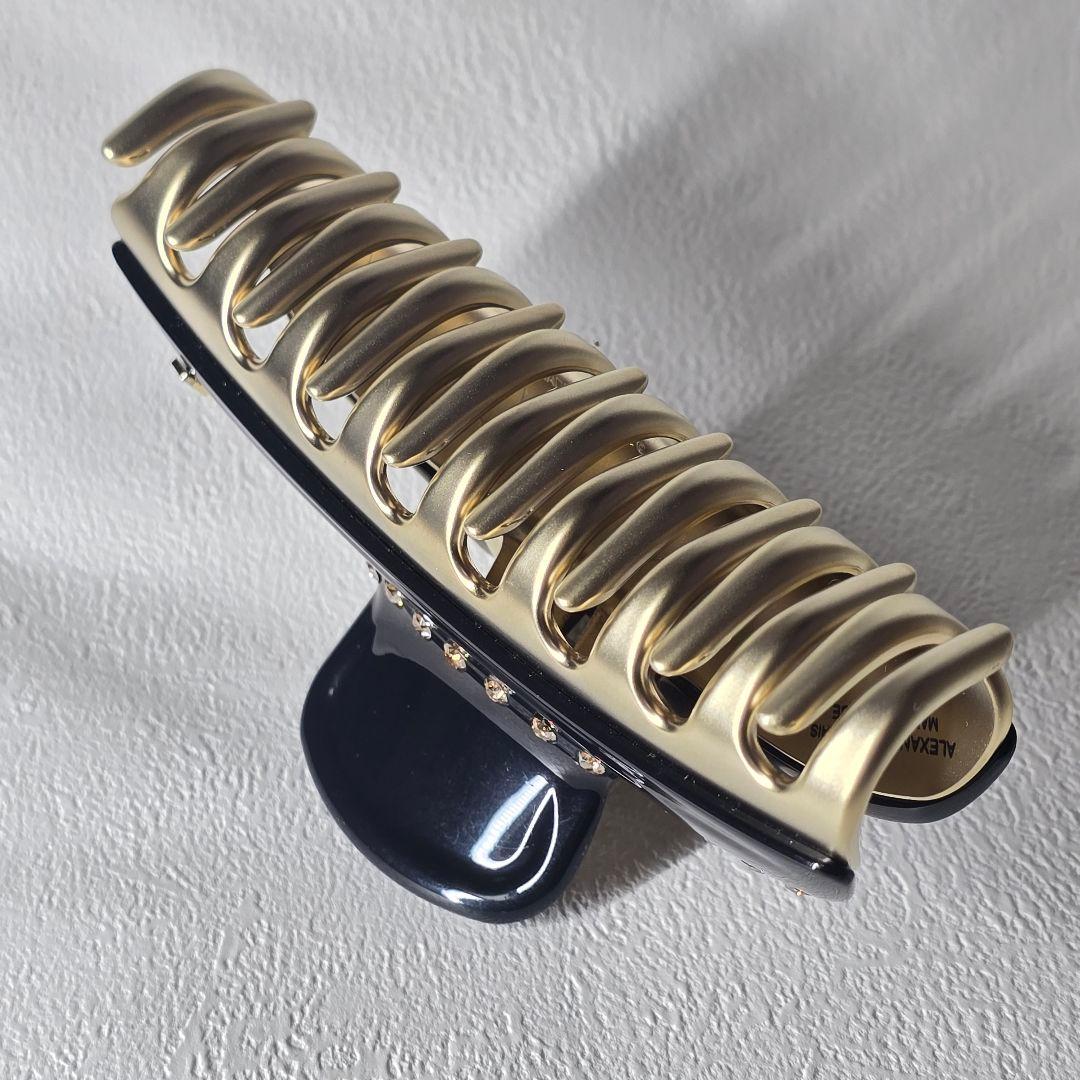 アレクサンドルドゥパリ VENDOME　 L クリップ キラキラ　ブラック