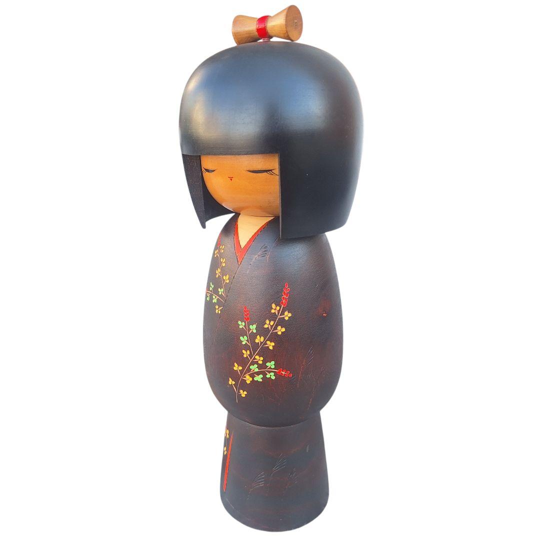 大型35cm 創作こけし 路傍 箱・銘札付 内閣総理大臣賞作家