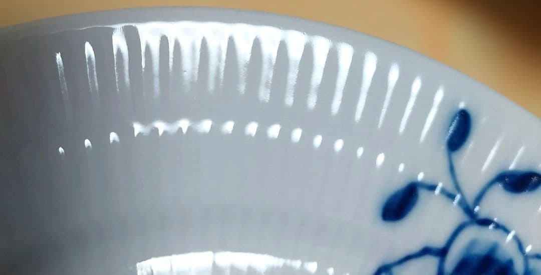 【ロイヤルコペンハーゲン】ブルーフルーテッド　メガ　22cm 4枚セット