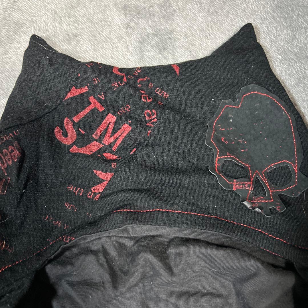 h.naoto 猫耳フード付きマフラー