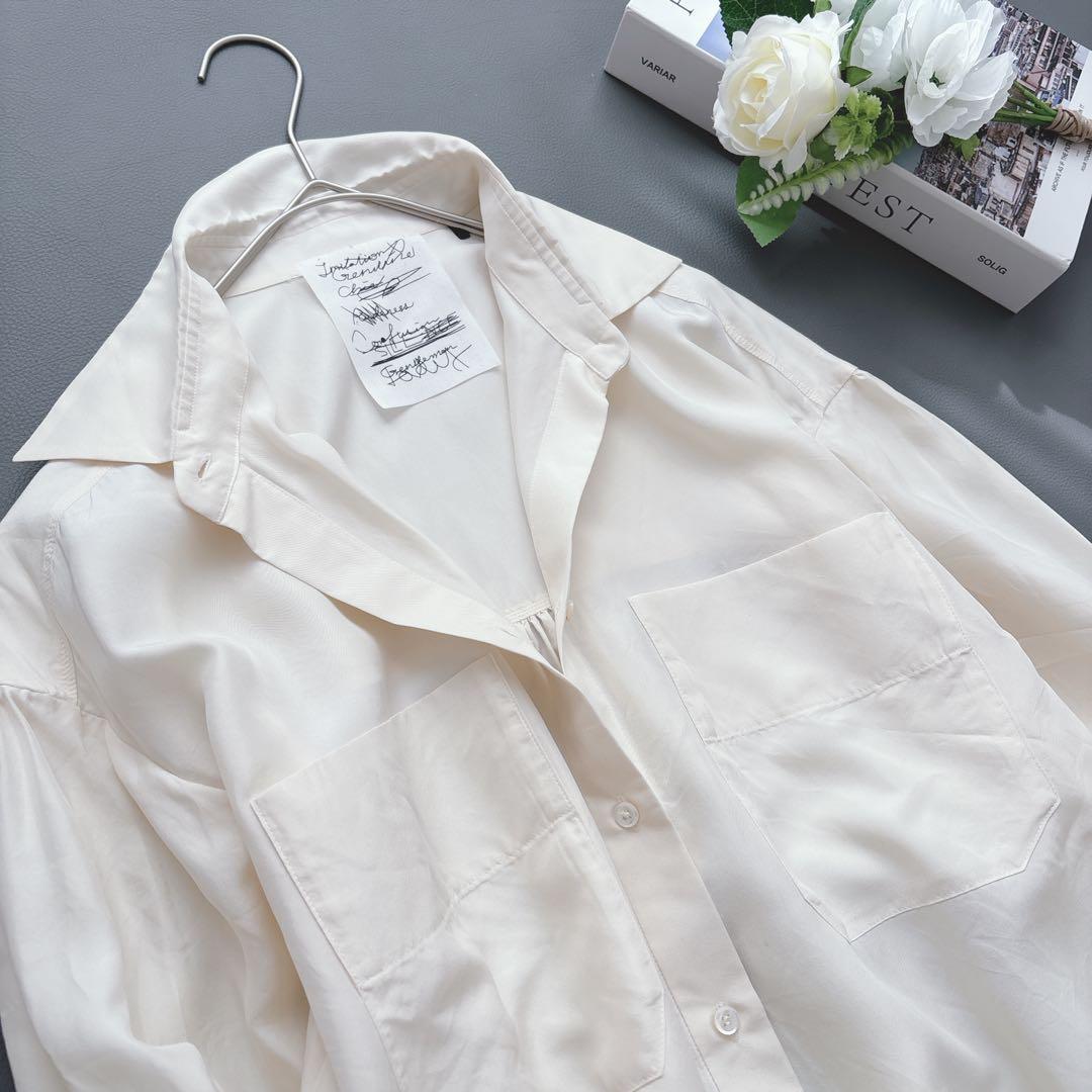 Chaos カオス シルクサンドシャツ　絹100%