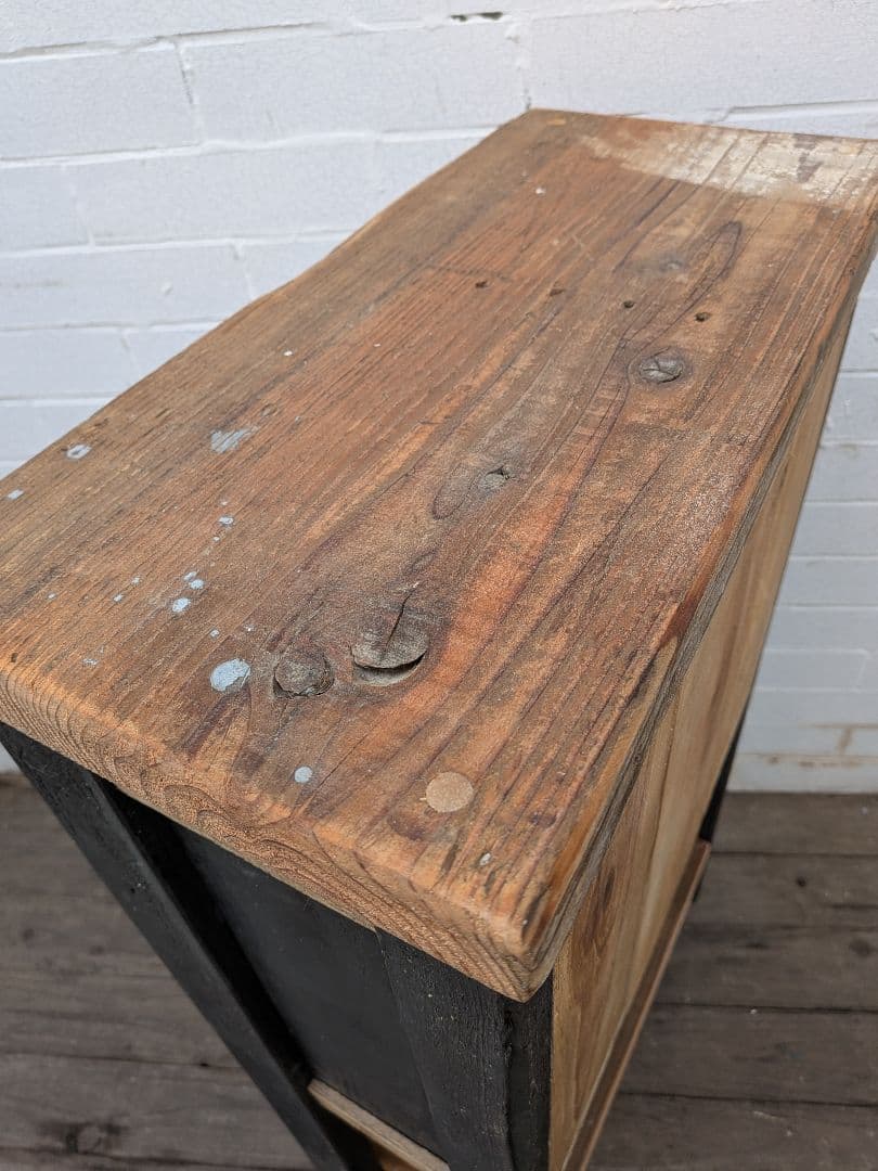 古材かざり棚　グレー