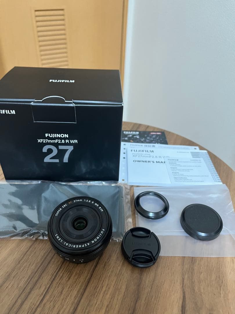 【ほぼ新品】FUJIFILM フジノン レンズ XF27mmF2.8 R WR