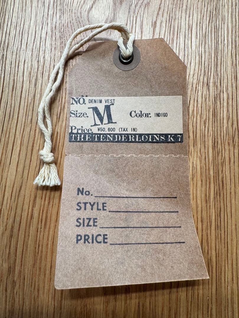 tenderloin denim vest テンダーロイン ベスト