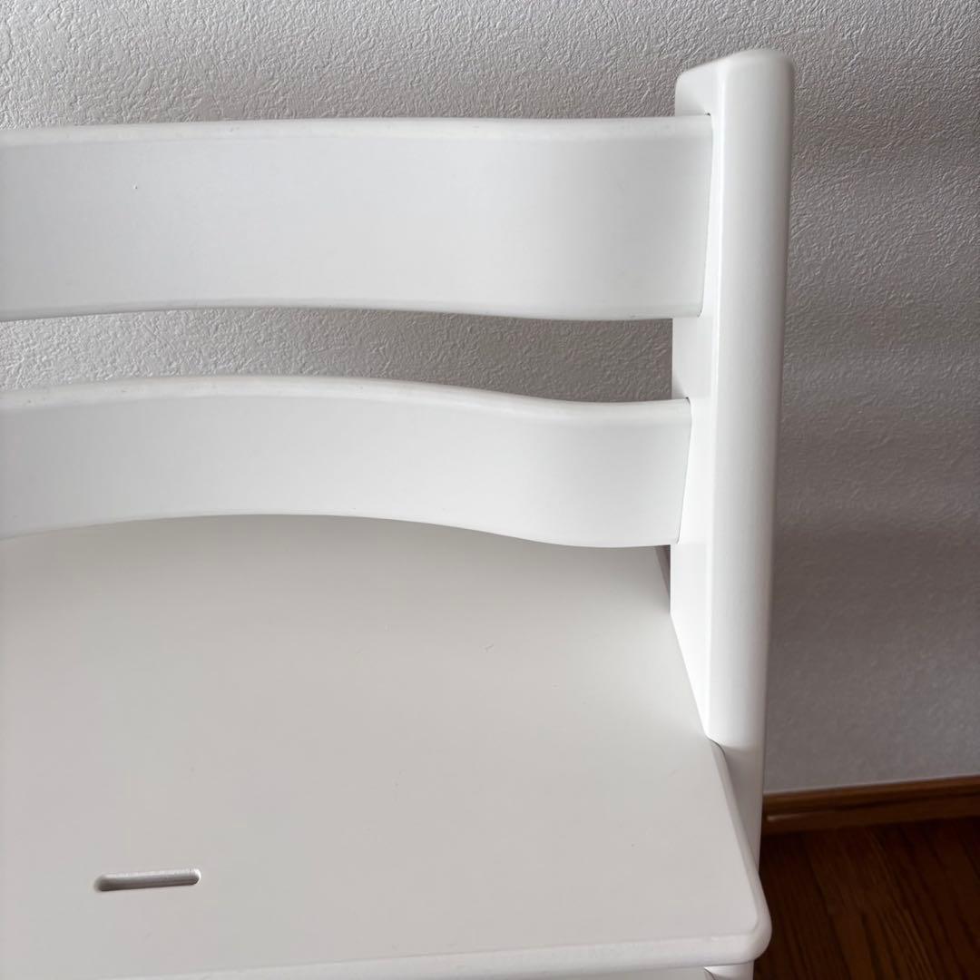 ＊美品＊ストッケ　トリップ トラップ　ベビーチェア+ベビーセット　ホワイト