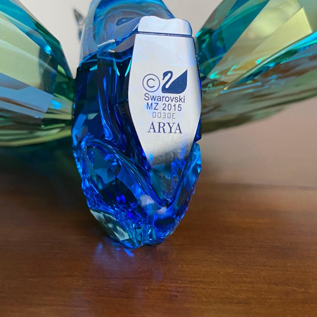 SWAROVSKI スワロフスキー クリスタル ピーコック 孔雀 2015年