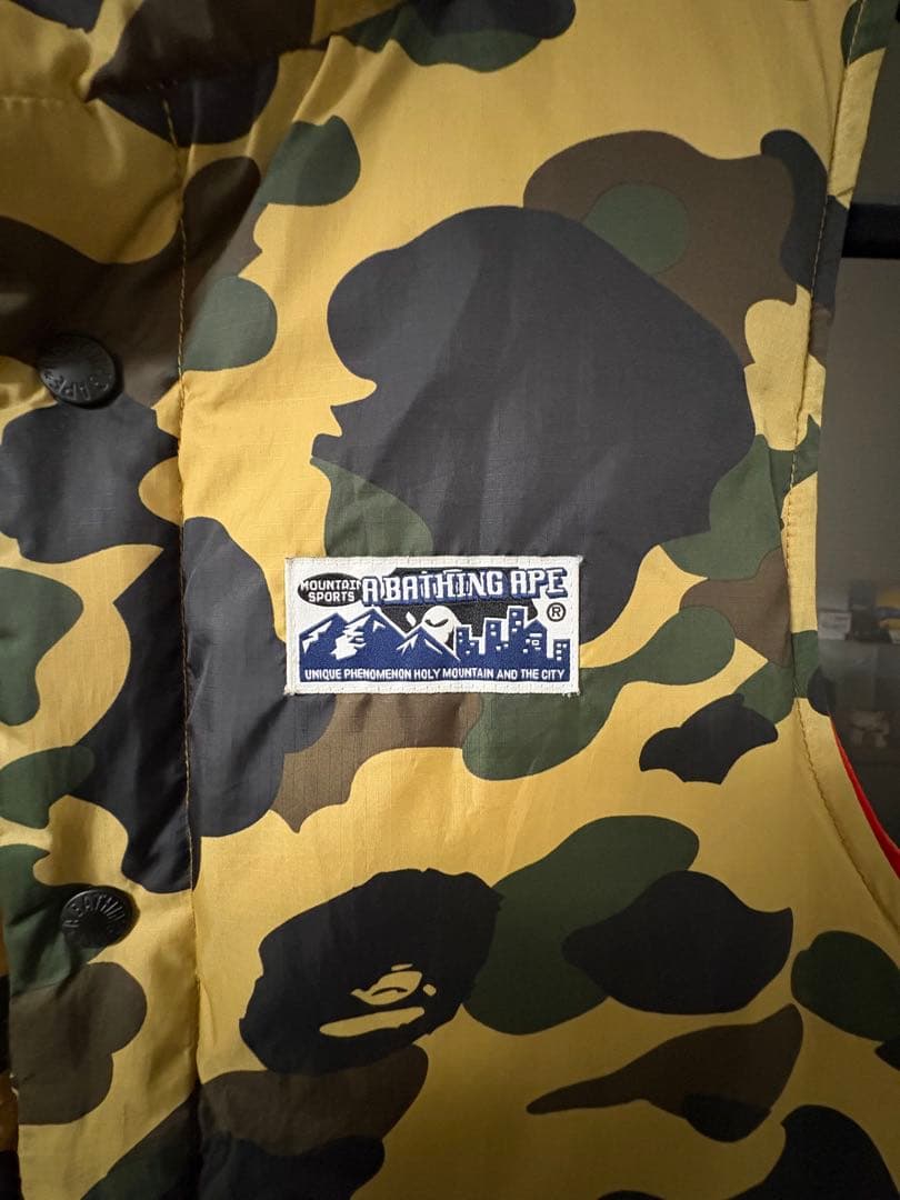 A BATHING APE 迷彩ベスト L リバーシブル