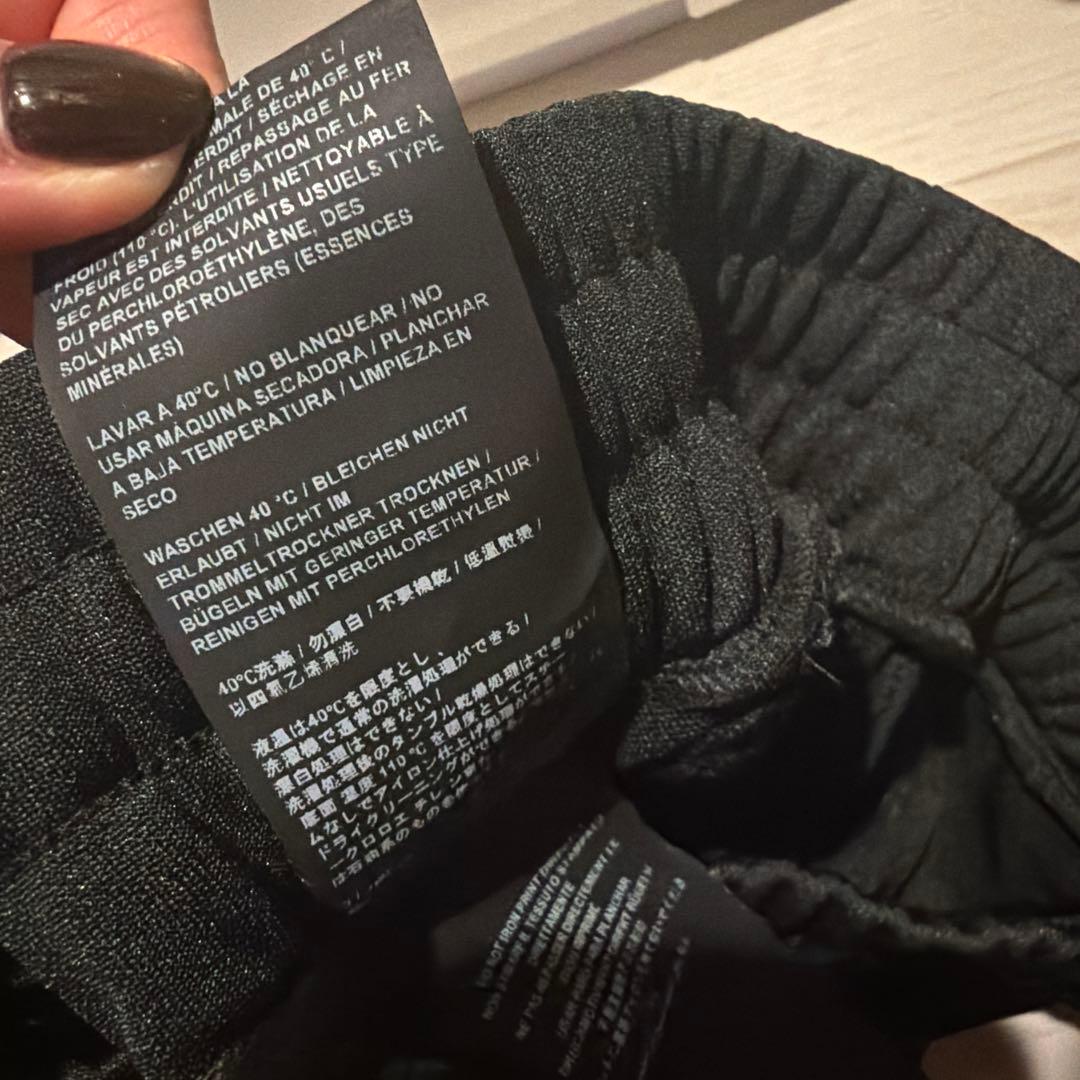 palm Angels ブラックサイドストライプ　ズボン　XS