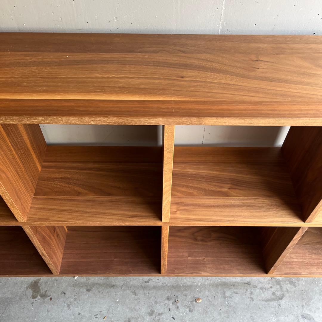 maru★無印スタッキングシェルフセット・５段×３列ウォールナット材