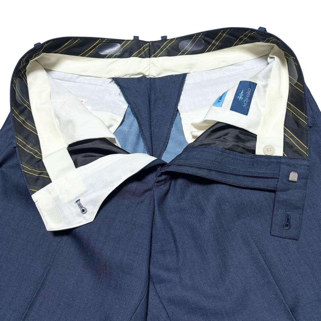 美品 ORIHICA オリヒカ 3ピース スーツ ウォッシャブル ネイビー M