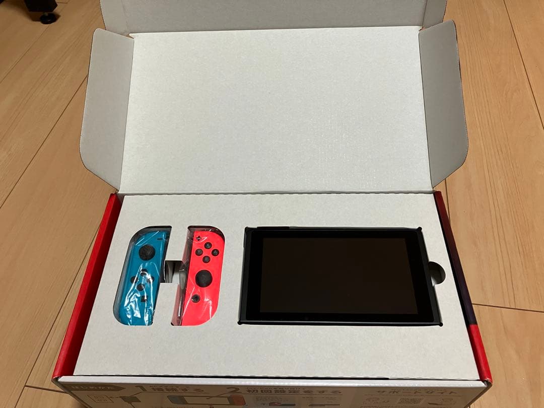 Nintendo Switch 本体 ネオンブルー/レッド　箱あり